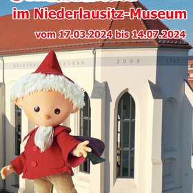 Unser Sandmännchen im Niederlausitz-Museum